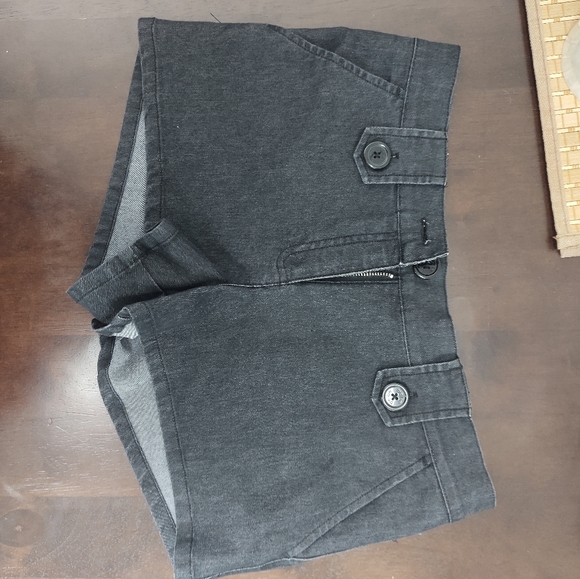 BeBe Shorts - black / grey denim with stretch - Picture 2 of 5